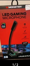 Monster LED Gaming Microphone RGB Color Changing Flexible Gooseneck picture