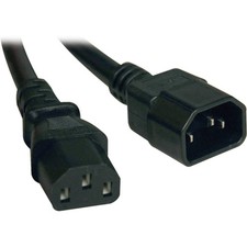 Tripp Lite P004-002-13A Power Cord Adapter 13A 18Awg 100V- 250V Iec-320-C14 To picture