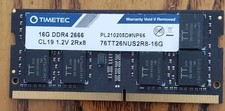 Timetec 16Gb 2Rx8_DDR4-2666 CL19 76TT26NUS2R8-16G Memory Board picture