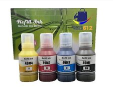 PRINTERWORLD 4 Pack T49M Sublimation Ink Bottle Compatible With Epson F570 F170 picture