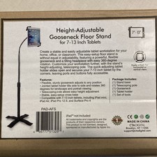 CTA Height-Adjustable Gooseneck Floor Stand for 7