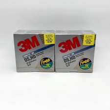 Vintage 3M DS HD IBM Formatted Packages (2) 10 Diskettes 3.5
