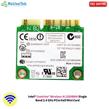 Intel® Centrino® Wireless-N 2200BNH Single Band 2.4 GHz PCIe Half Mini Card picture