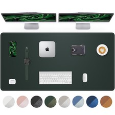 55x24 Inch Dark Green Large Desk Mat Premium Non Slip Waterproof Pad Protector picture