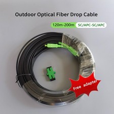 Outdoor Drop Fiber Optic Patch Cable SC/APC-SC/APC 120M-200M Single Mode FTTH picture