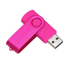 Custom Logo Rotating Pastic Flash Drives 32GB 64GB 128GB Pen Drive Memory Stick picture