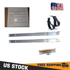 1U Sliding Server Rack Mount Rails Kit Dell 0DRR12 096VH8 0JYXY0 0G378C 046D51 picture