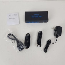 KVM Switch Box HDMI Dual Monitor 2×2 Displayport USB 3.0 By VPFET  picture