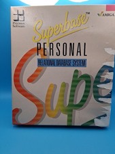 Vintage 1987 Superbase database Commodore/ Amiga Manual & Software picture
