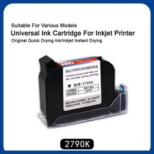 3PCS Handheld Inkjet Printer Ink Cartridge Black 42ml For Date Batch Barcode picture