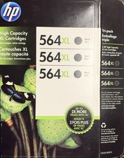 HP 564XL Black Ink Cartridge 2-Pack, New sealed picture
