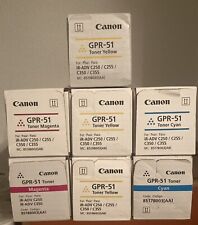 Canon GPR-51 Toner Cartridges ***Lot Of Seven (7)*** picture