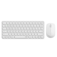 Rapoo 9010M Multi-Device Keyboard and Mouse Combo, 9010M, White picture