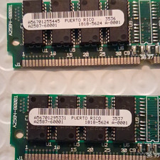 HP 8MB Kit (2x4MB) 72-Pin SIMM EDO RAM 70ns 1Mx32 1818-5624 A2587-60001 picture