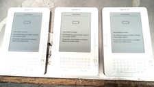 3X, Vintage 2009 Amazon Kindle White 2nd Generation Model D00511 picture