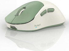 H6 49G Wireless Mouse, Bluetooth & 2.4Ghz, Rechargeable, Green | Silent Clicks, picture