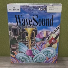 SEALED Gallant WaveSound S3 PCI Sound Card Vintage Big Box Retro PC -  picture