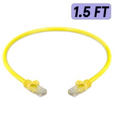 Yellow Cat6 Patch Cord Lan Ethernet Cat6 Cable Internet Router Network Wire LOT picture