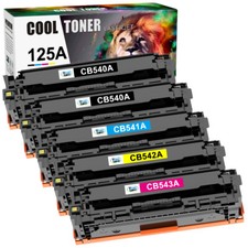 5PK 125A Toner Compatible with HP CB540A Color LaserJet CP1215 CP1518ni CM1312 picture
