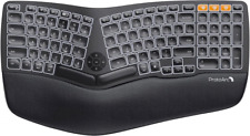 Backlit Wireless Ergonomic Keyboard, ProtoArc EK01 Bluetooth Ergo Split Black picture
