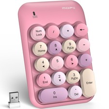 MOFII Wireless Number Pads, Colorful 2.4G Wireless 18 Keys Numeric Keypad Por... picture