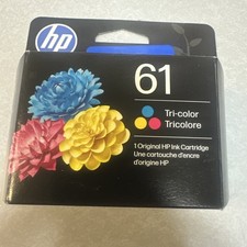 Genuine HP 61 Tri-Color Standard Ink Cartridge, Prints 200 Pages (C0PA5AN) NEW picture