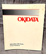 Okidata Microline 184 Turbo Dot Matrix Printer - HANDBOOK User Guide Manual picture