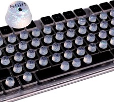 Raised Keyboard Stickers for Long Nails, Bling Keyboard Bubbles for Women with L picture