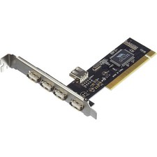 Pci Card 4+1 Port Expander USB 2.0 Desktop Computer Windows Mac picture