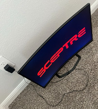 Sceptre 31-39.9 in Curved Screen Monitor 16:9 Aspect Ratio, Black, Model Sceptre picture
