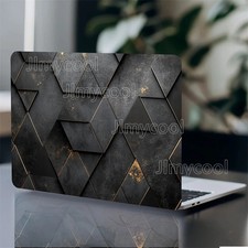 2-Pack Marble Textured Laptop Art Decal Case Non-Reusable Laptop Skin picture
