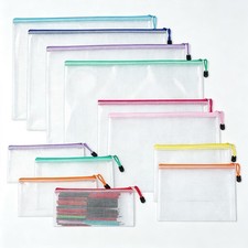 Mesh Zipper Pouch Bags 12pcs Waterproof Premium UtiliKey wjd 20260423 Pouches picture