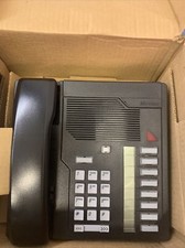 Nortel Network Meridian Corded Land Line Office Phone Black NT9K08AA03 + Cords picture