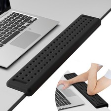 Leolee L-Shaped Desk Long Wrist Rest Elbow 60CM, Black Arm Rest for Desk picture