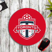 TORONTO FC CUSTOM ROUND PC DESK MAT MOUSE PAD HOME SCHOOL GIFT SOCCER picture