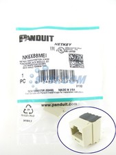 Panduit NK6X88MEI NetKey Cat6a Jack Module, Ivory ~STSI picture