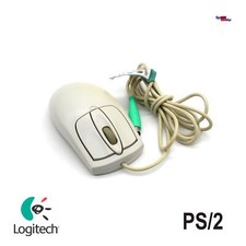 Logitech M-S61 Mouse PS/2 Connections Port Retro Vintage Scroll PS-2 851393 110 picture