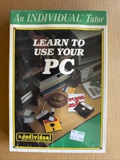 Vintage Individual Software Learn To Use Your PC IBM Floppy Big Box Sealed picture