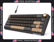 RK Royal Kludge R65 Mechanical Gaming Keyboard 66 Keys RGB Backlit Gasket Mount picture