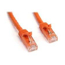 Startech N6PATCH25OR 25FT ORANGE CAT6 ETHERNET CABLE SNAGLESS RJ45 UTP PATCH CAB picture