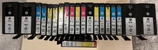 HP 902, HP 910 EMPTY CARTRIDGES FOR REFILLING [BLACK, RED, YELLOW] 29 PIECES picture
