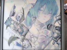 Dysphoria Mio Glass Mousepad Japan Limited Edition Serial 100 Pieces FS picture