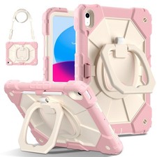 For iPad A16 11th Generation 11 inch 2025 Heavy Duty Rugged Case Rotating Stand picture