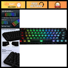 60% Wired Mechanical Gaming Keyboard - Compact Hollow Design, RGB Backlit picture