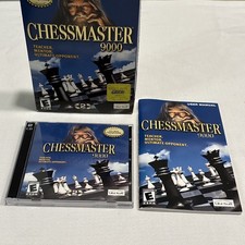 Chessmaster 9000 Chess  Program (2002, PC) - Big Box, User Manual 2 Discs picture