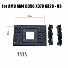 AMD AM4 CPU Cooler Retention Brackets Clips & Backplate B350 X370 A320 90x54mm picture