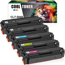 5PK CLT-K504S 504S Toner Compatible With Samsung CLX-4195FW SL-C1860FW SL-C1810W picture