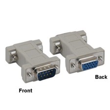 DB9 9 Pin Male to HD15 15 Pin Female Molded Adapter Coupler CGA VGA Video RS-232 picture
