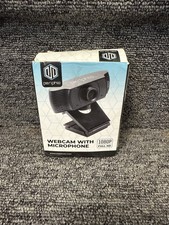 webcam Perijphio with  Built In microphone 1080P Full HD Black New In Box picture