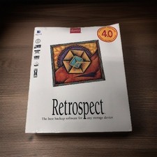 Retrospect V 4.0 for Mac NIB Dantz Backup Software Vintage -New, sealed picture